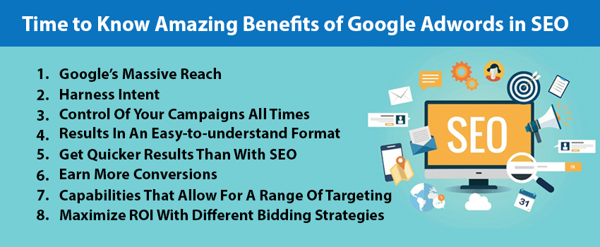 Time to Know Amazing Benefits of Google Adwords in SEO
